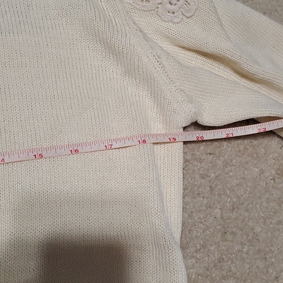 Cream knit sweater - Picture 4 of 4